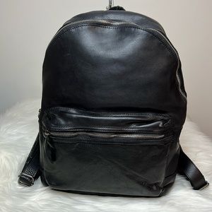 NWT Vilenca Holland Black Leather Backpack
